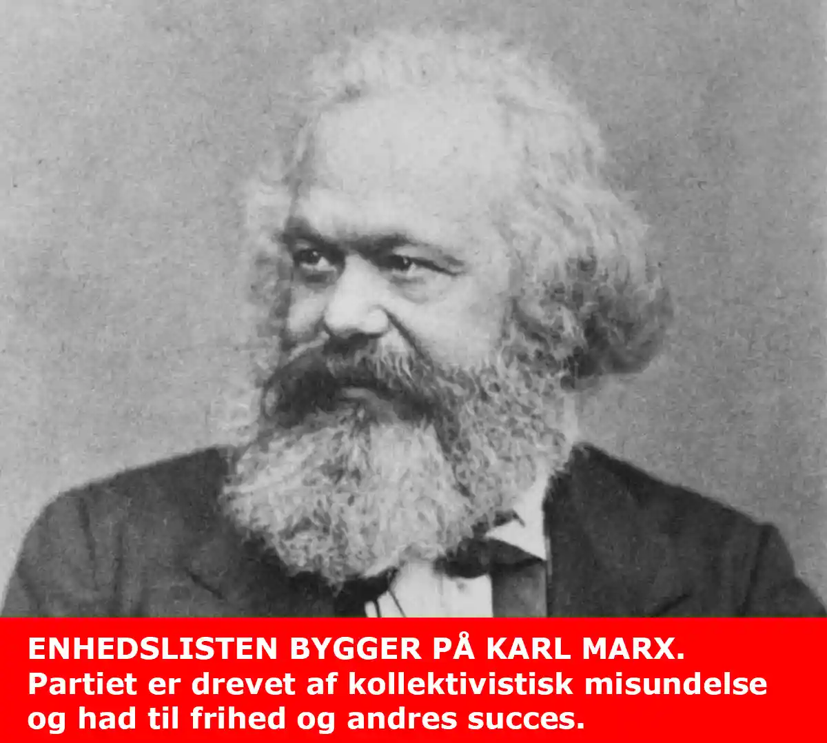 Enhedslisten i Gladsaxe hviler på Karl Marx.