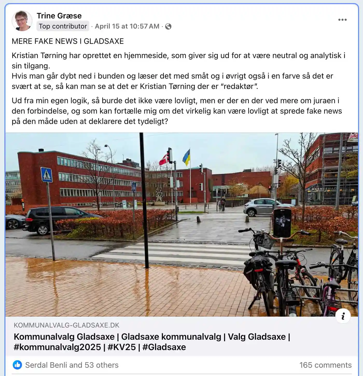 Trine Græse er mod ytringfrihed, hvis den bliver brugt imod hende.